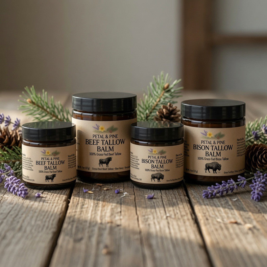 100% Grass-Fed Beef & Bison Tallow Balm