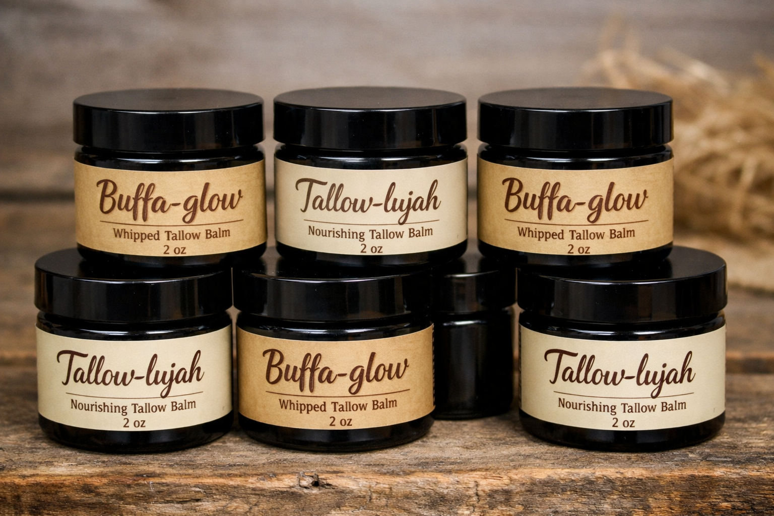 100% Grass-Fed Beef & Bison Tallow Balm
