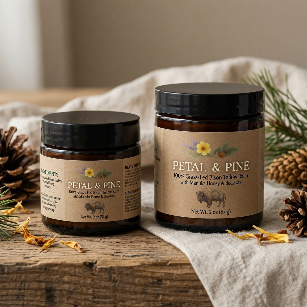 Bison Tallow & Manuka Honey Moisturizing Balm