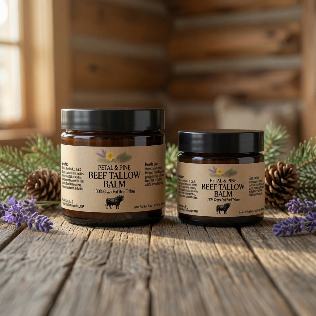 100% Grass-Fed Beef Tallow Balm