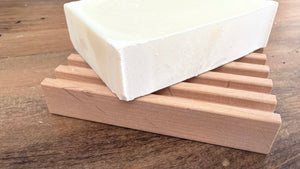 4" Alder Battlement Style Soap Dish