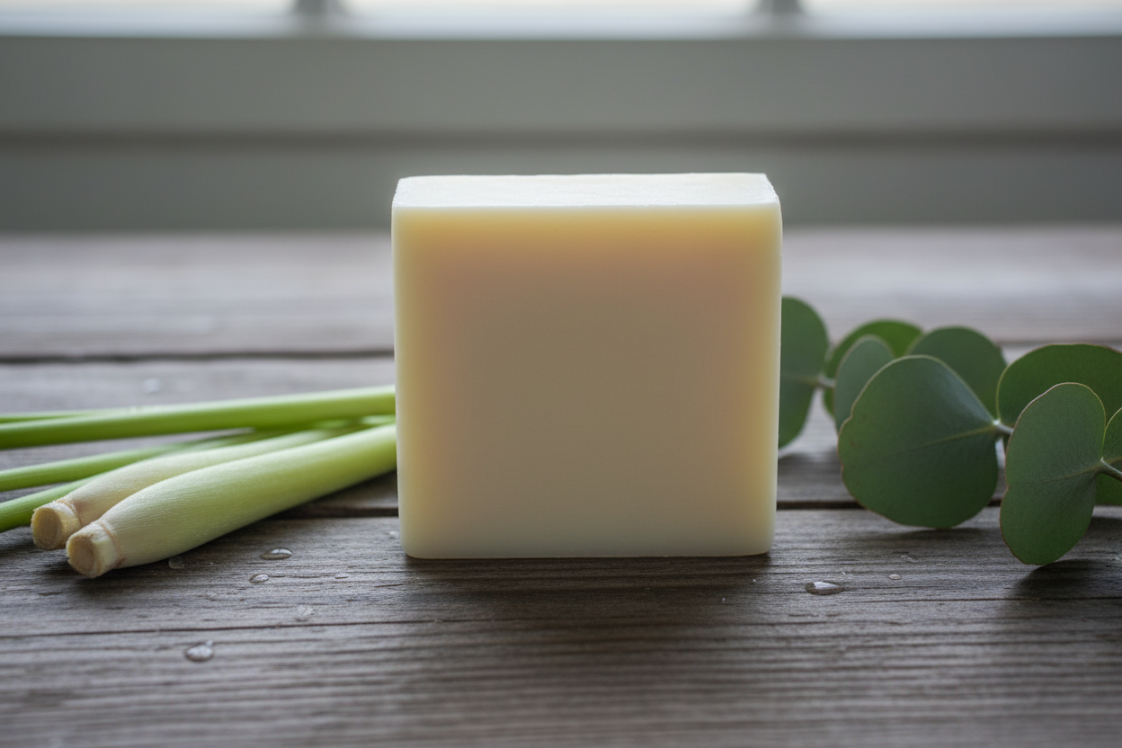 Grass-Fed Beef Tallow Soap (Lemongrass & Eucalyptus)