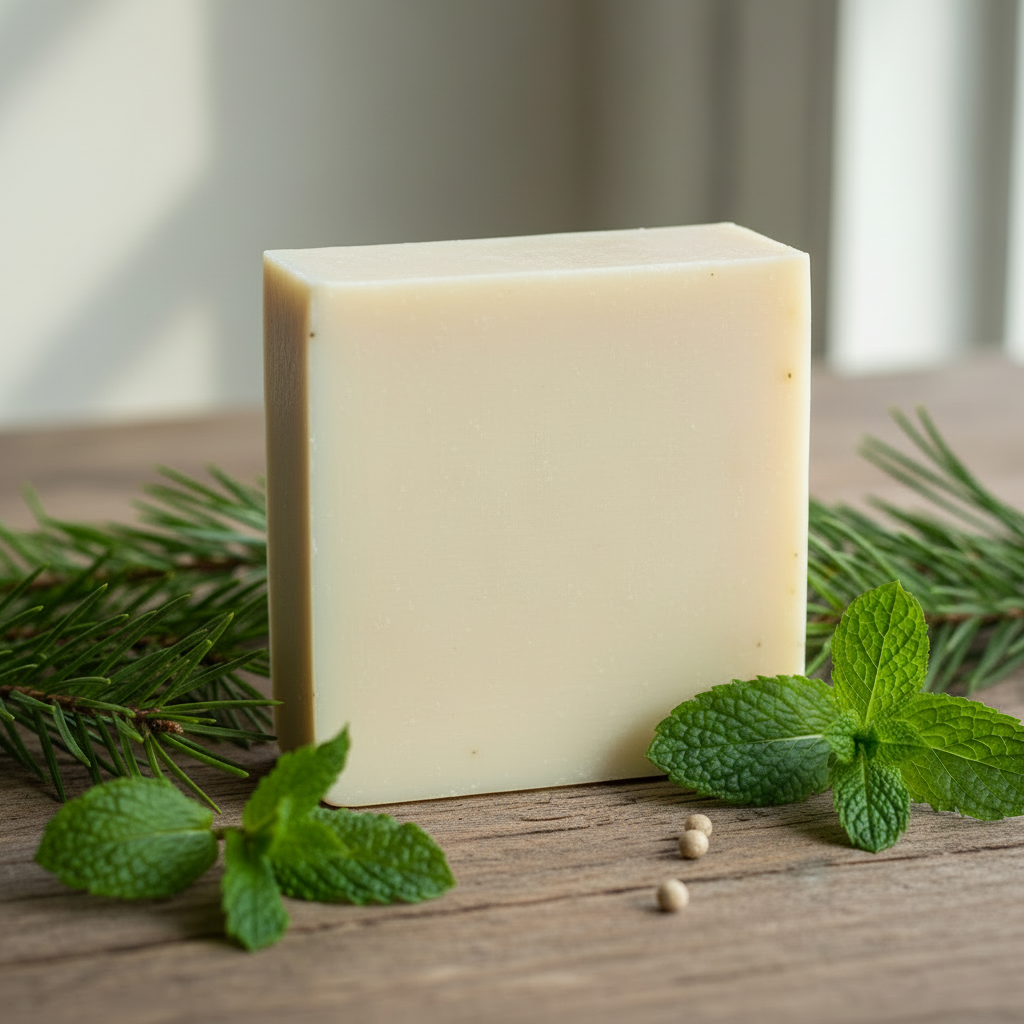 Grass-Fed Beef Tallow Soap (Peppermint & Pine)