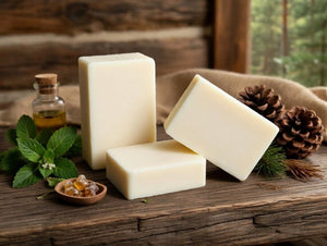 Grass-Fed Beef Tallow Soap (Peppermint & Pine)